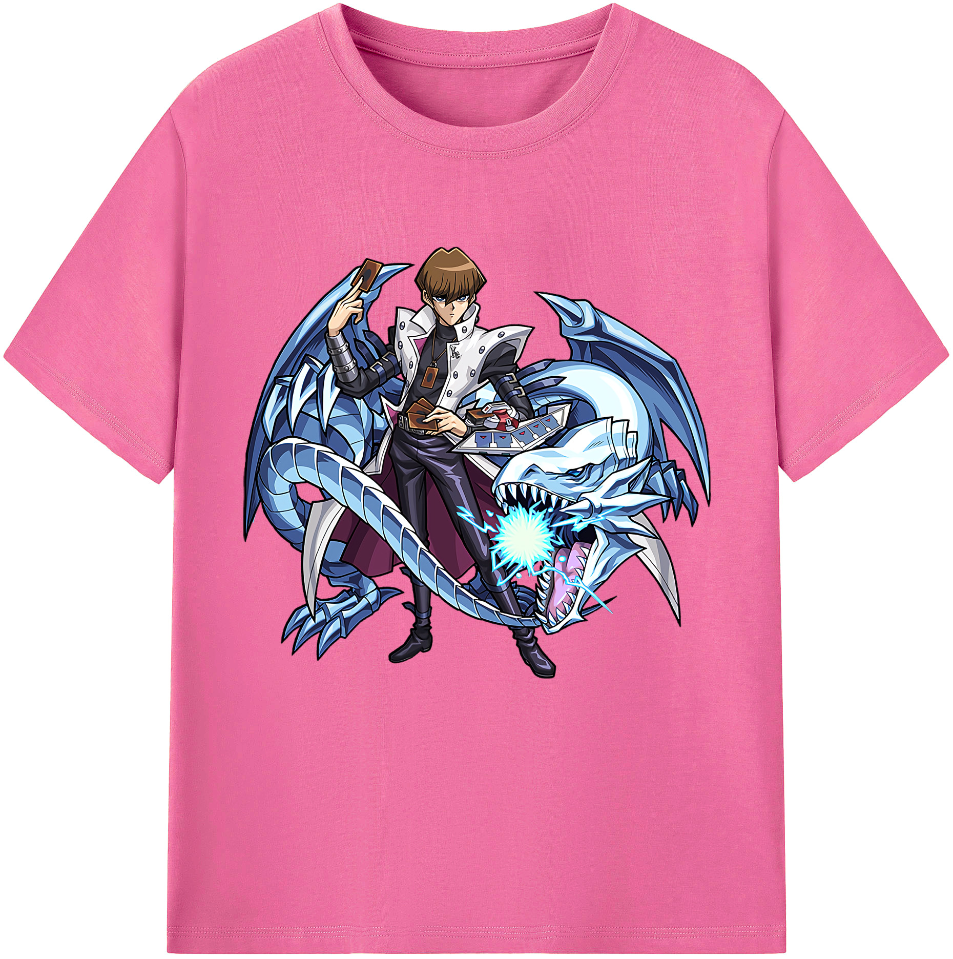 （画像用） 遊☆戯☆王 Yu-Gi-Oh! レディースカジュアルプリントTシャツ（綿100％）